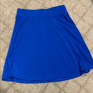royal blue flowy skirt